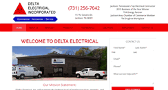 Desktop Screenshot of deltaelectricalinc.com