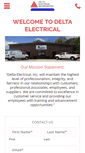 Mobile Screenshot of deltaelectricalinc.com